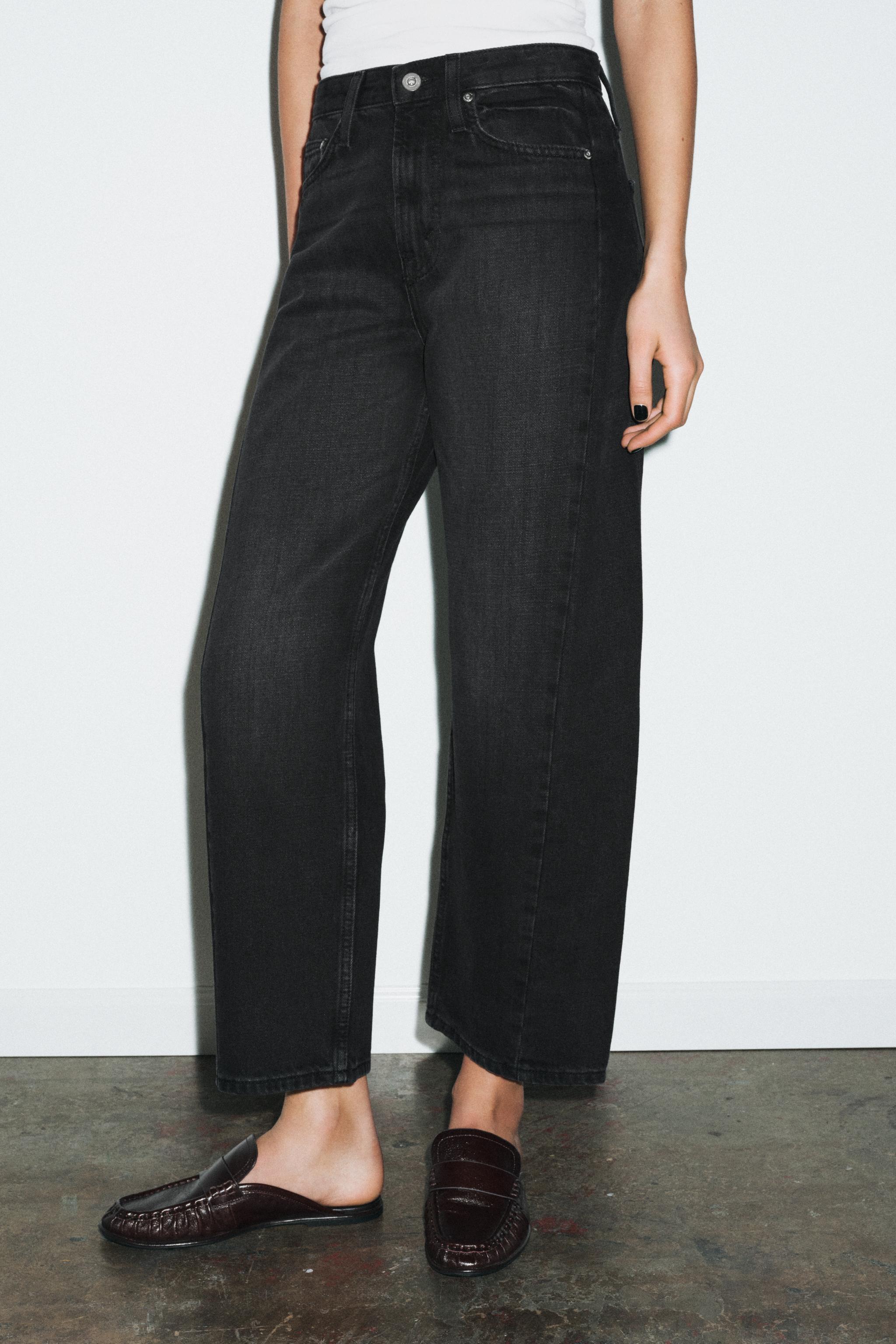 ZW COLLECTION ANKLE RELAXED MID-RISE JEANS